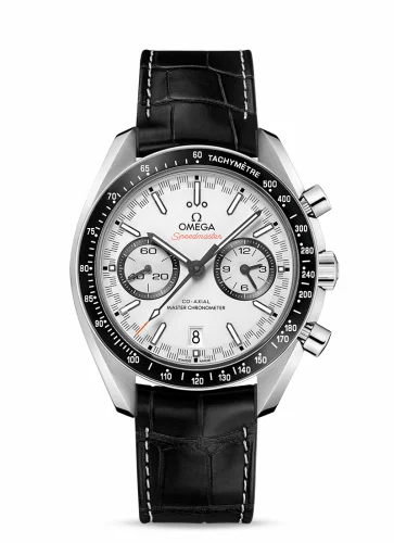 Omega Speedmaster Racing Master Co-Axial Stainless Steel / White / Alligator 329.33.44.51.04.001 (32933445104001)